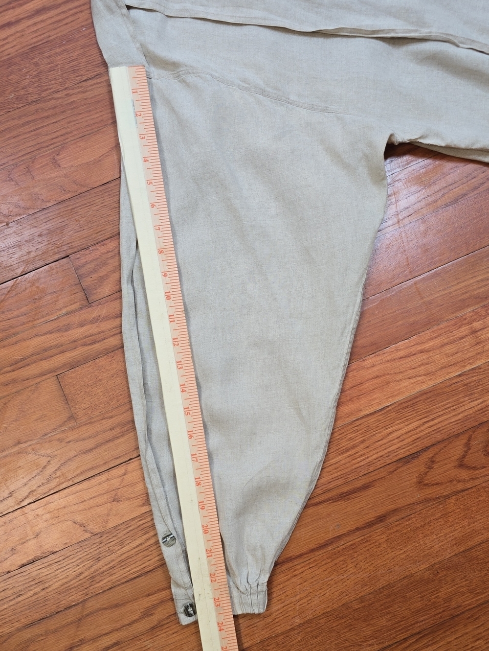 Vintage Roger Forsythe 100% Linen Bomber Lightweight Full Zip Jacket Sz.S - Picture 13 of 13